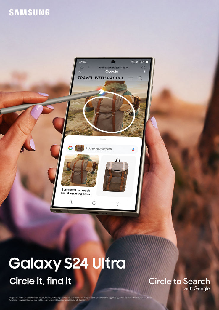 Samsung Galaxy S24 Ultra 5G – 512 Go | 12 Go RAM | Débloqué | Noir | Smartphone Haut de Gamme