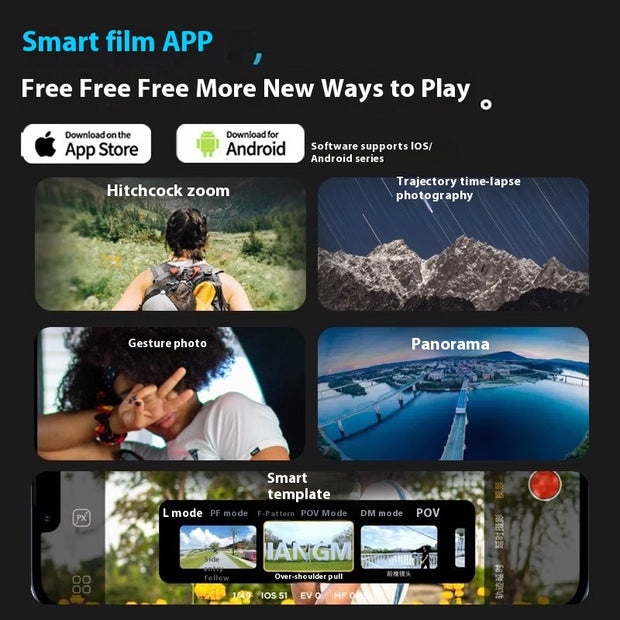 Stabilisateur 3 Axes pour Smartphone – Vidéos Fluides &amp; Pro