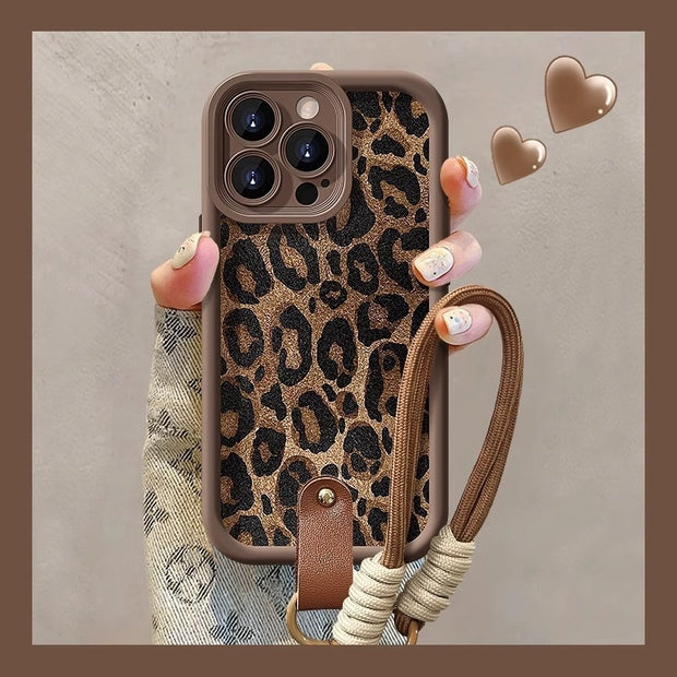 Lanière Léopard pour Téléphone – Style &amp; Liberté au Quotidien