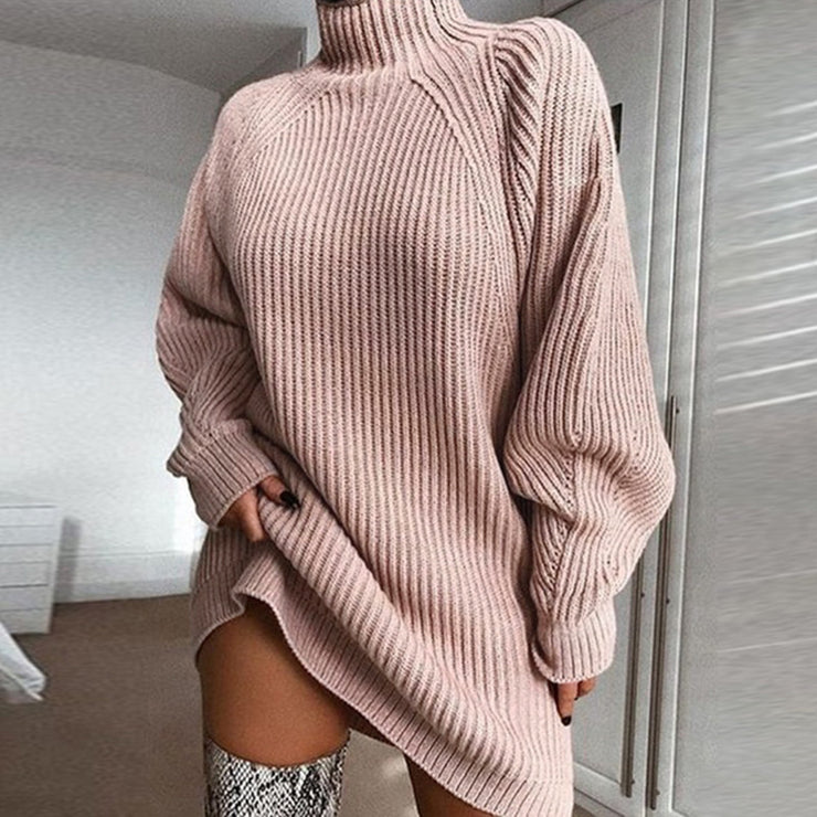 Robe Pull Longue – Chaleur &amp; Élégance d’Hiver