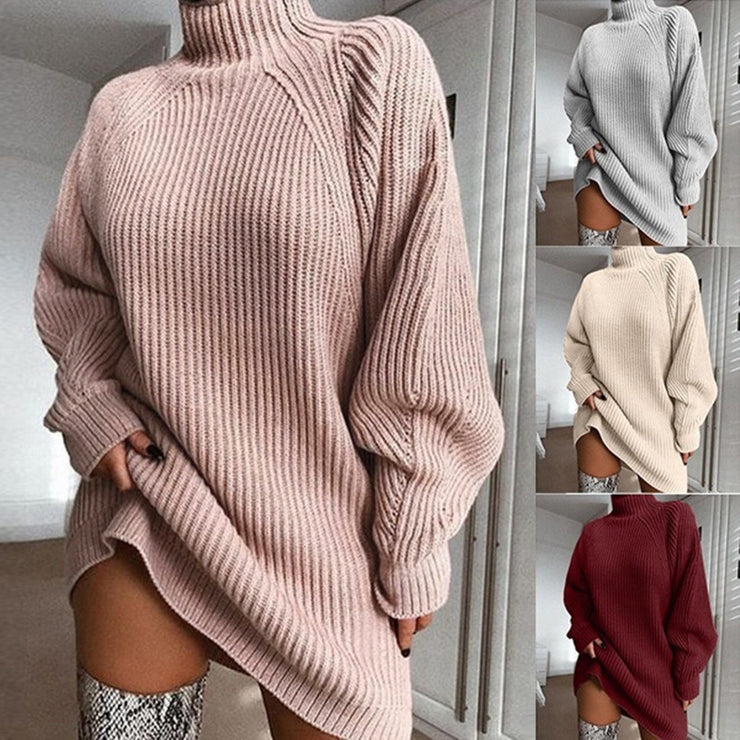 Robe Pull Longue – Chaleur &amp; Élégance d’Hiver