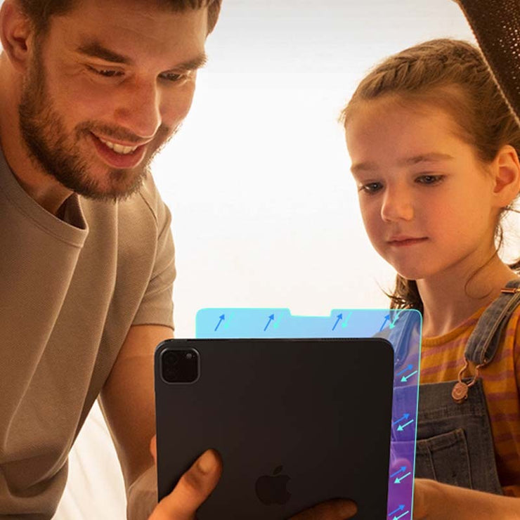 Verre Trempé iPad Anti-Lumière Bleue – Confort Visuel &amp; Protection Totale