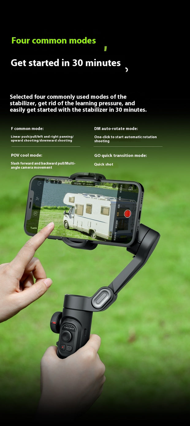 Stabilisateur 3 Axes pour Smartphone – Vidéos Fluides &amp; Pro