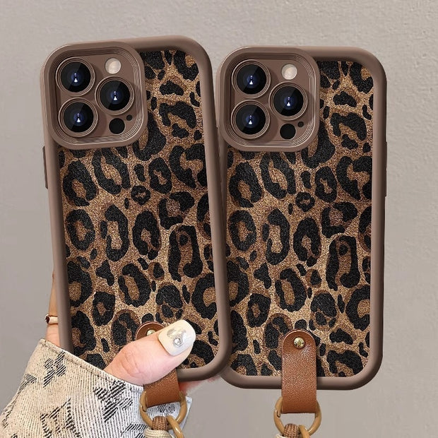 Lanière Léopard pour Téléphone – Style &amp; Liberté au Quotidien