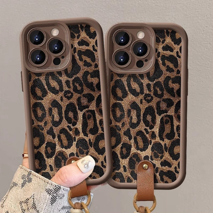 Lanière Léopard pour Téléphone – Style &amp; Liberté au Quotidien