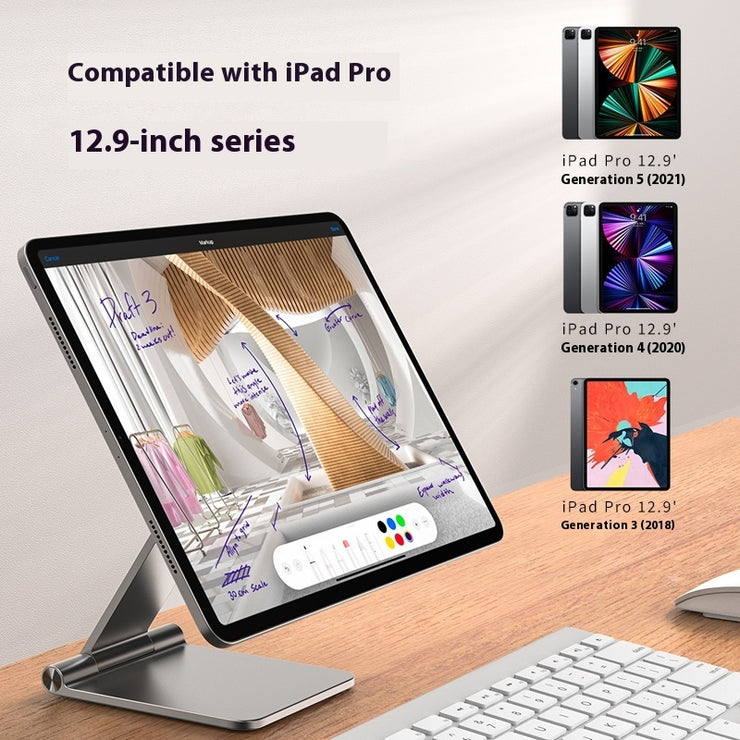 Support Magnétique pour iPad – Angle Parfait, Mains Libres